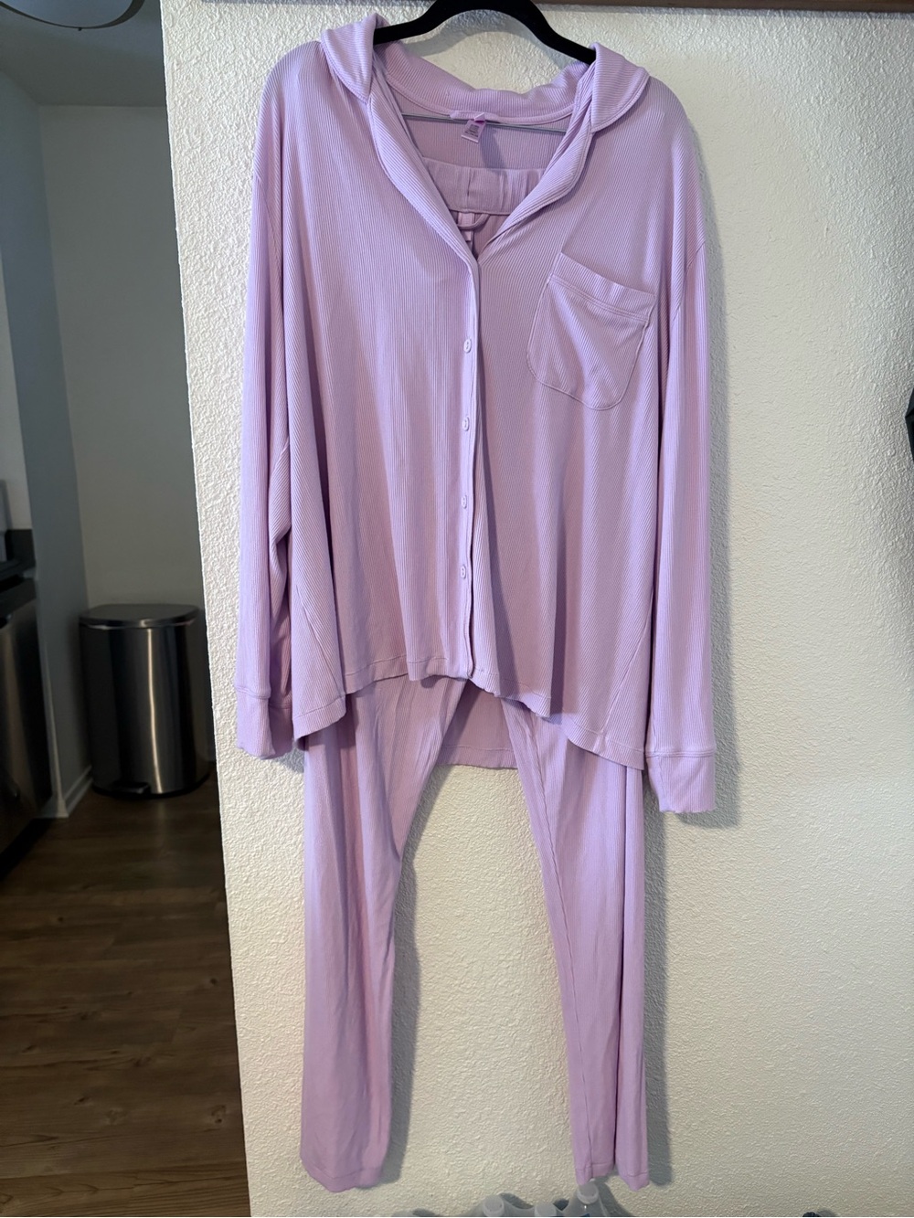 SKIMS Lavender soft lounge sleep set pajamas